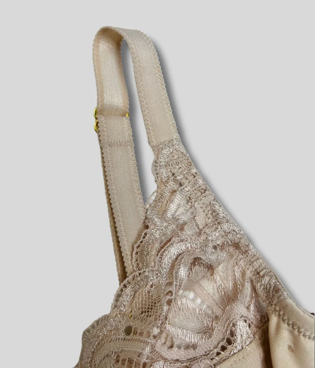 Almond Amelia Wired Lace Full Cup Bra - Image 4