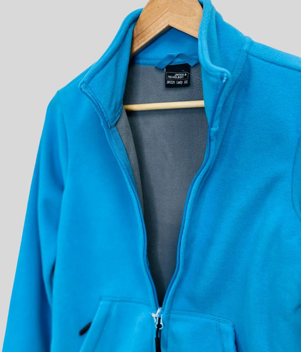 Aqua Full Zip Fleece Top - Image 3