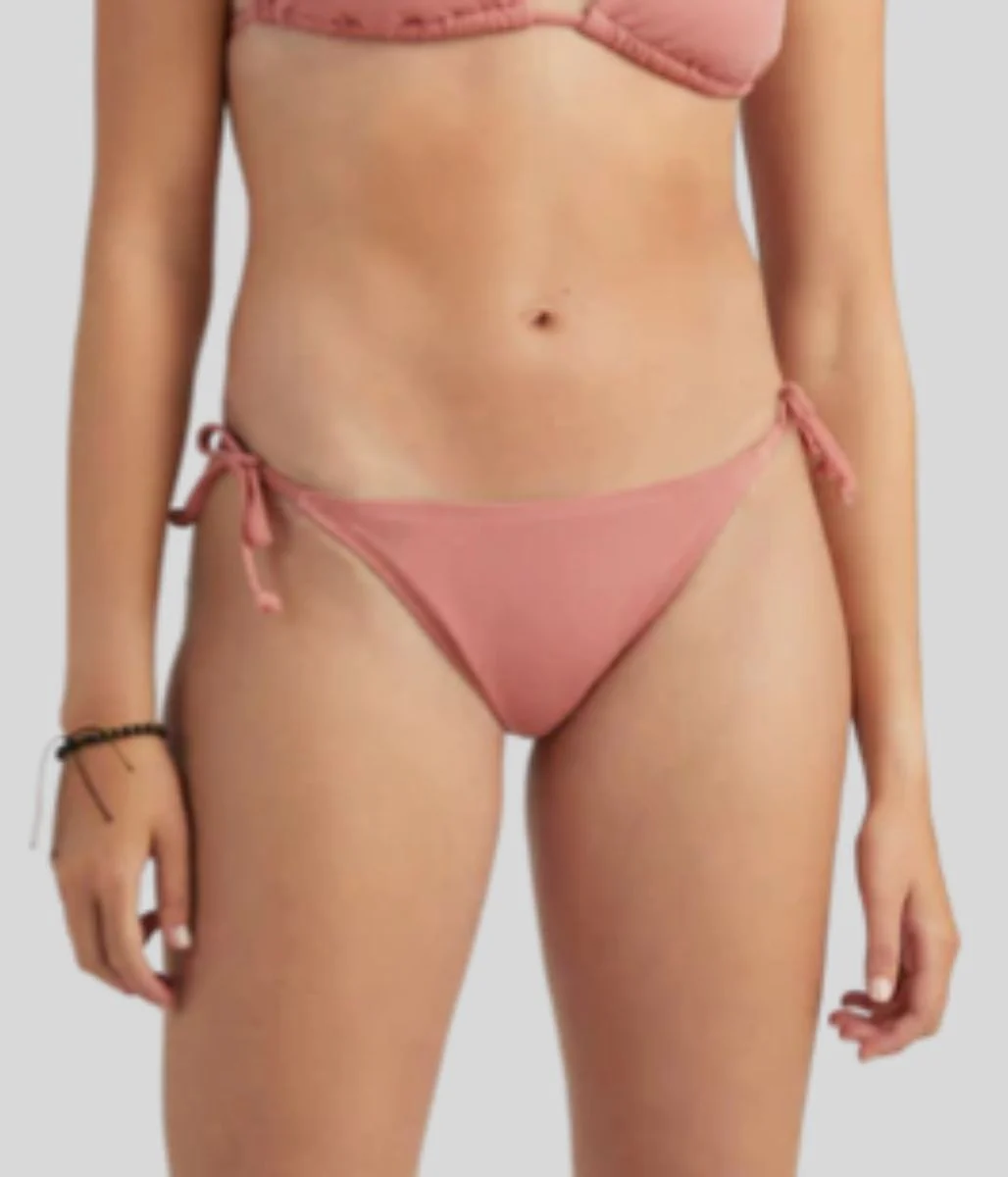 Ash Rose Pink O'Neill Bondey Tie Side Bikini Bottom