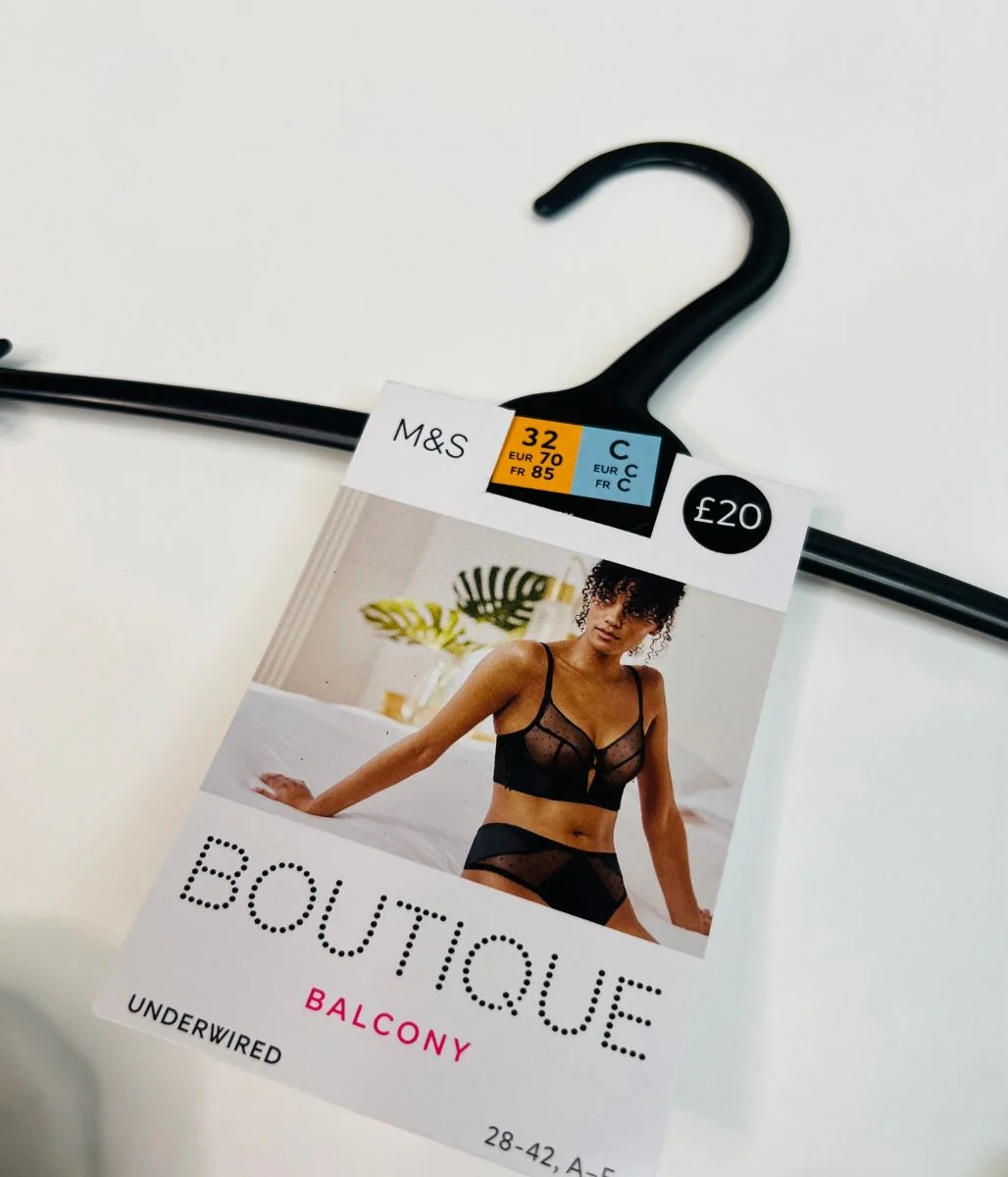 Black Boutique Balcony Bra - Image 5