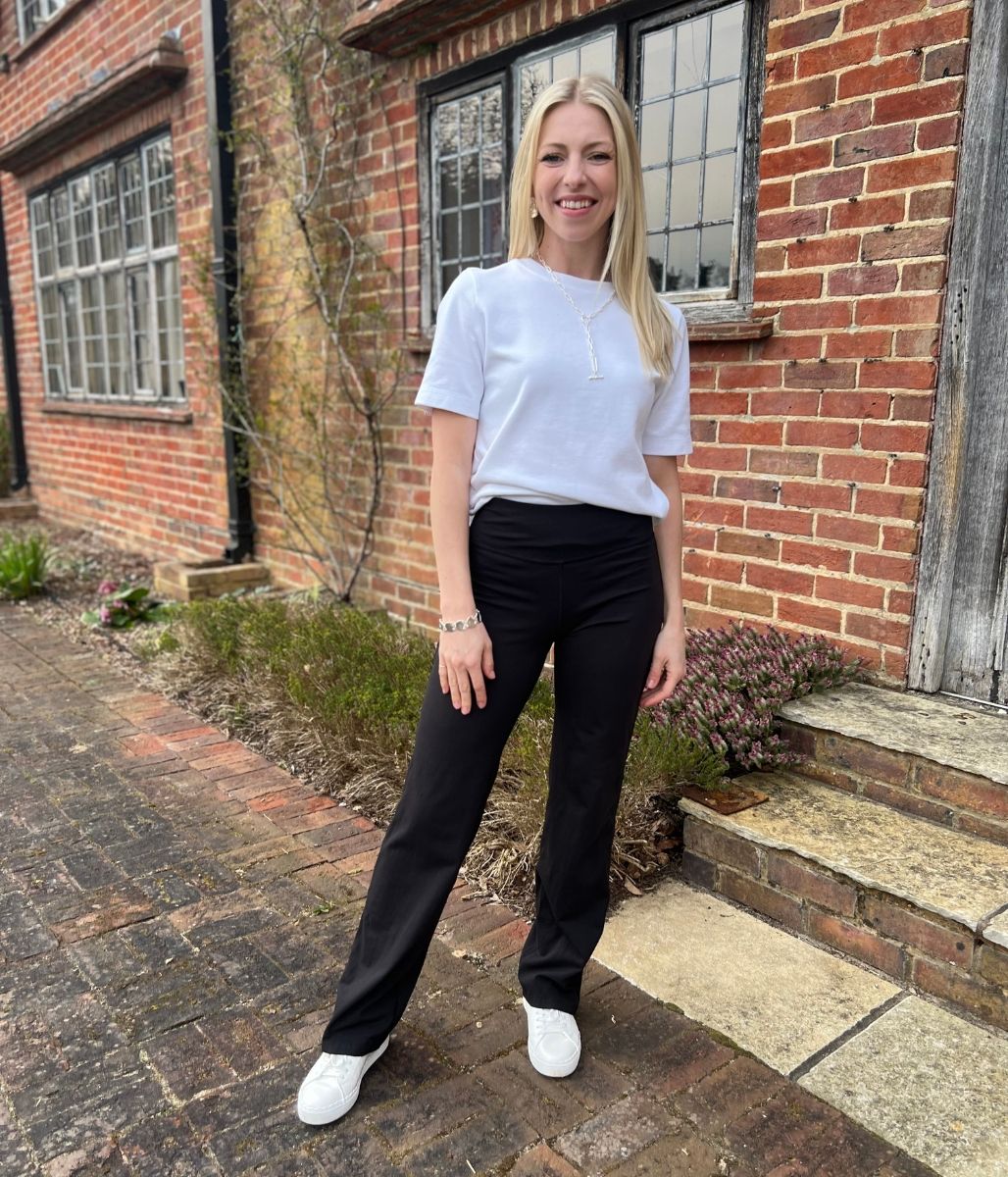 Black Good Move Cotton Rich Straight Leg Joggers - Image 2