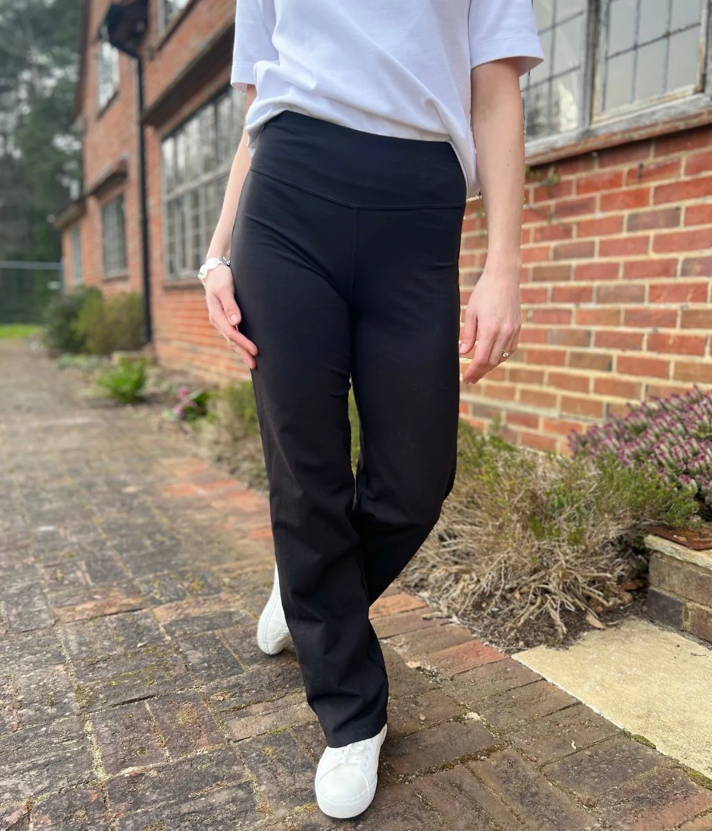 Black Good Move Cotton Rich Straight Leg Joggers - Image 3