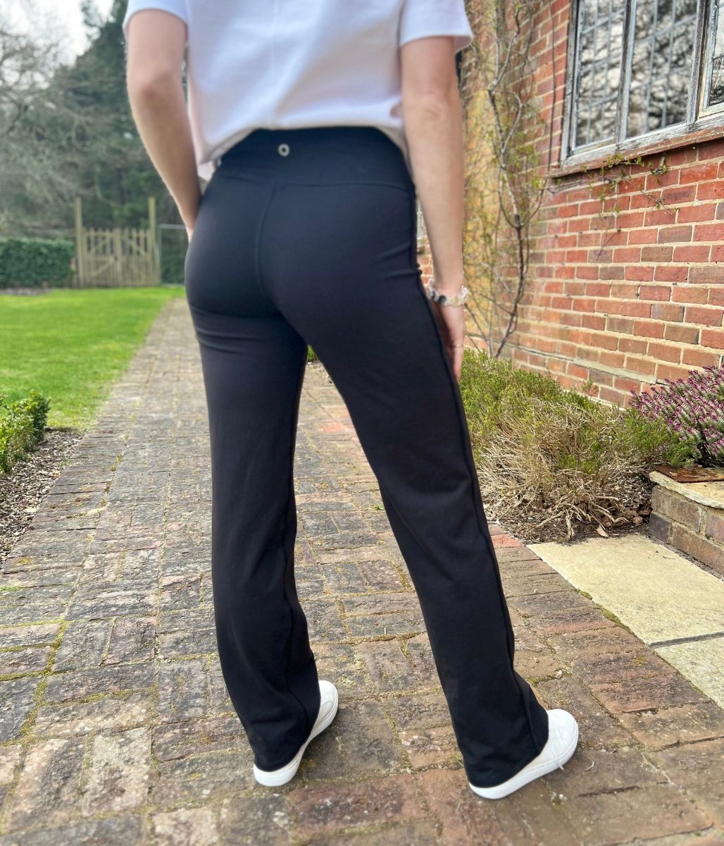 Black Good Move Cotton Rich Straight Leg Joggers - Image 6
