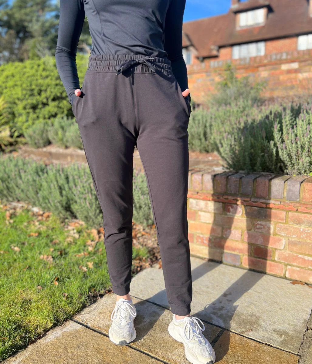 Black Good Move Cuffed Joggers - Image 3