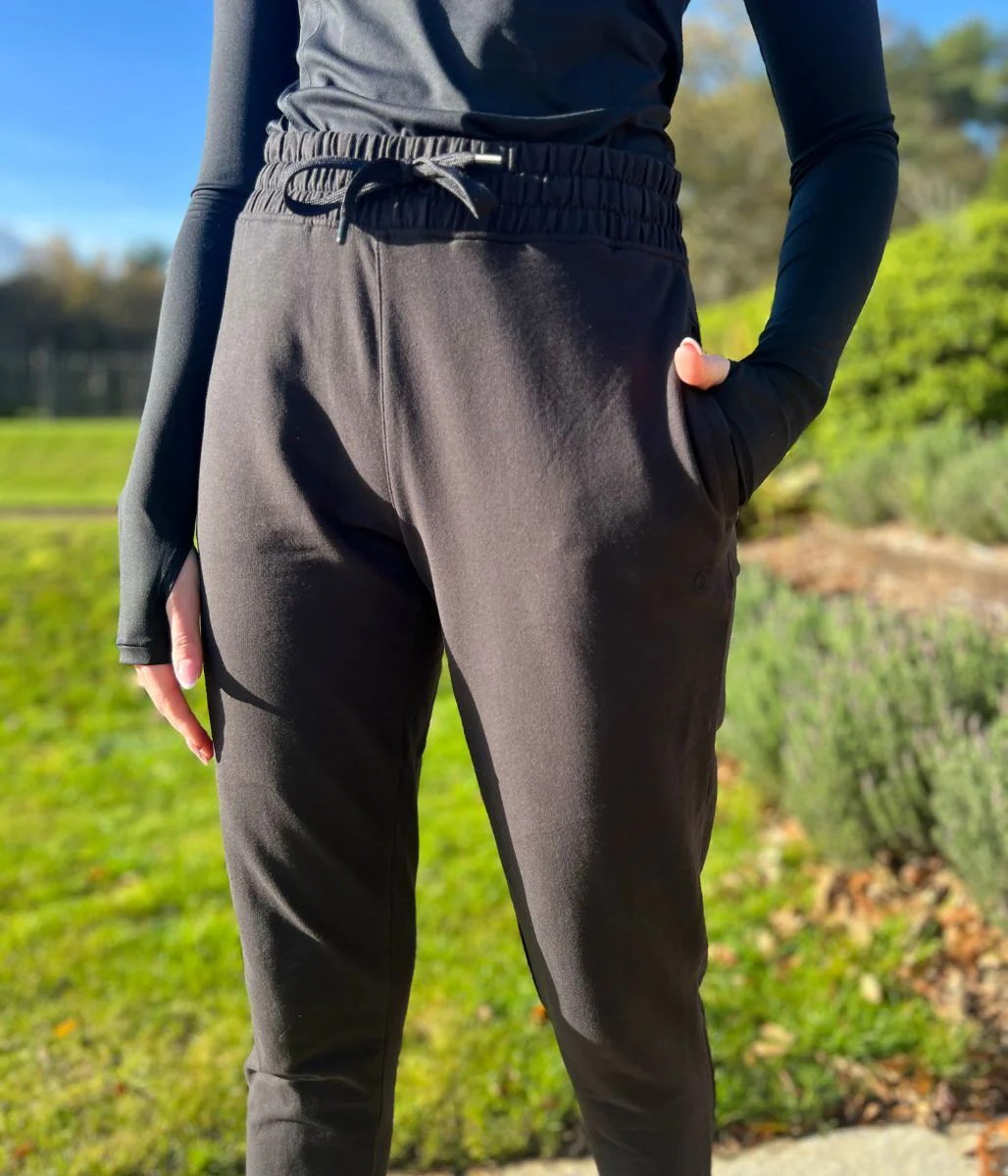 Black Good Move Cuffed Joggers - Image 5