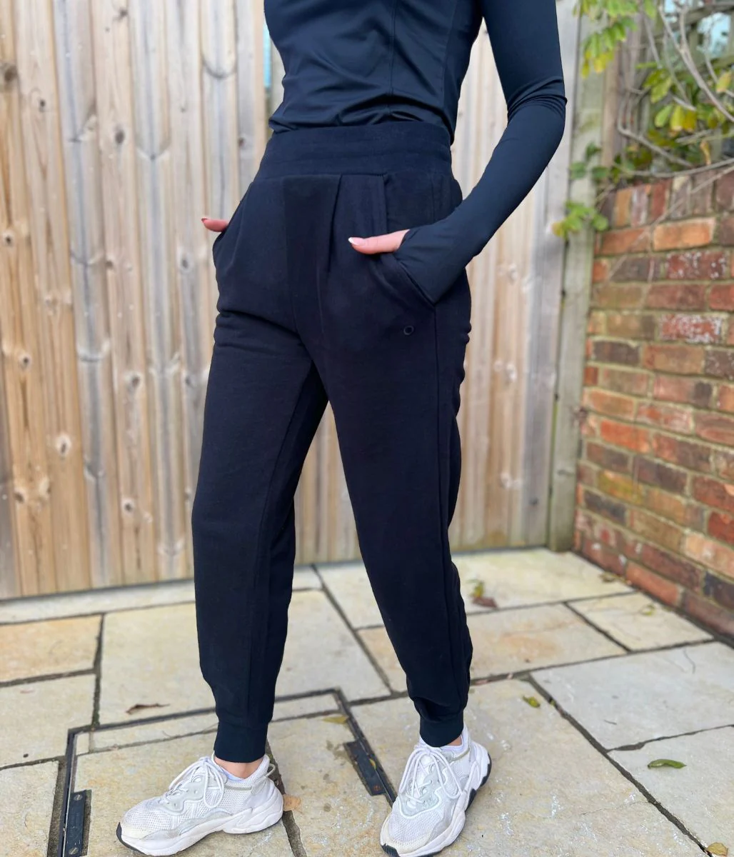 Black Good Move Front Pleat Joggers - Image 3