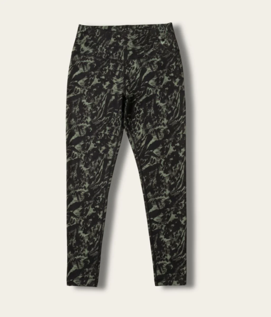 Black/Green Camo Good Move High Waisted Leggings