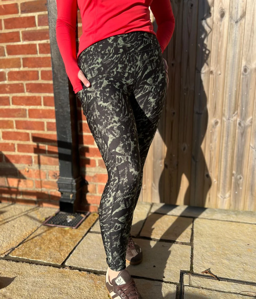 Black/Green Camo Good Move High Waisted Leggings - Image 2