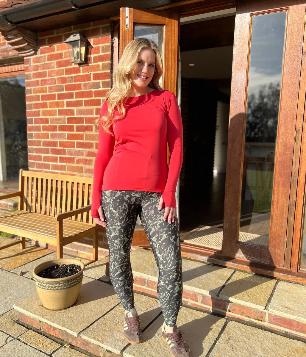 Black/Green Camo Good Move High Waisted Leggings - Image 3