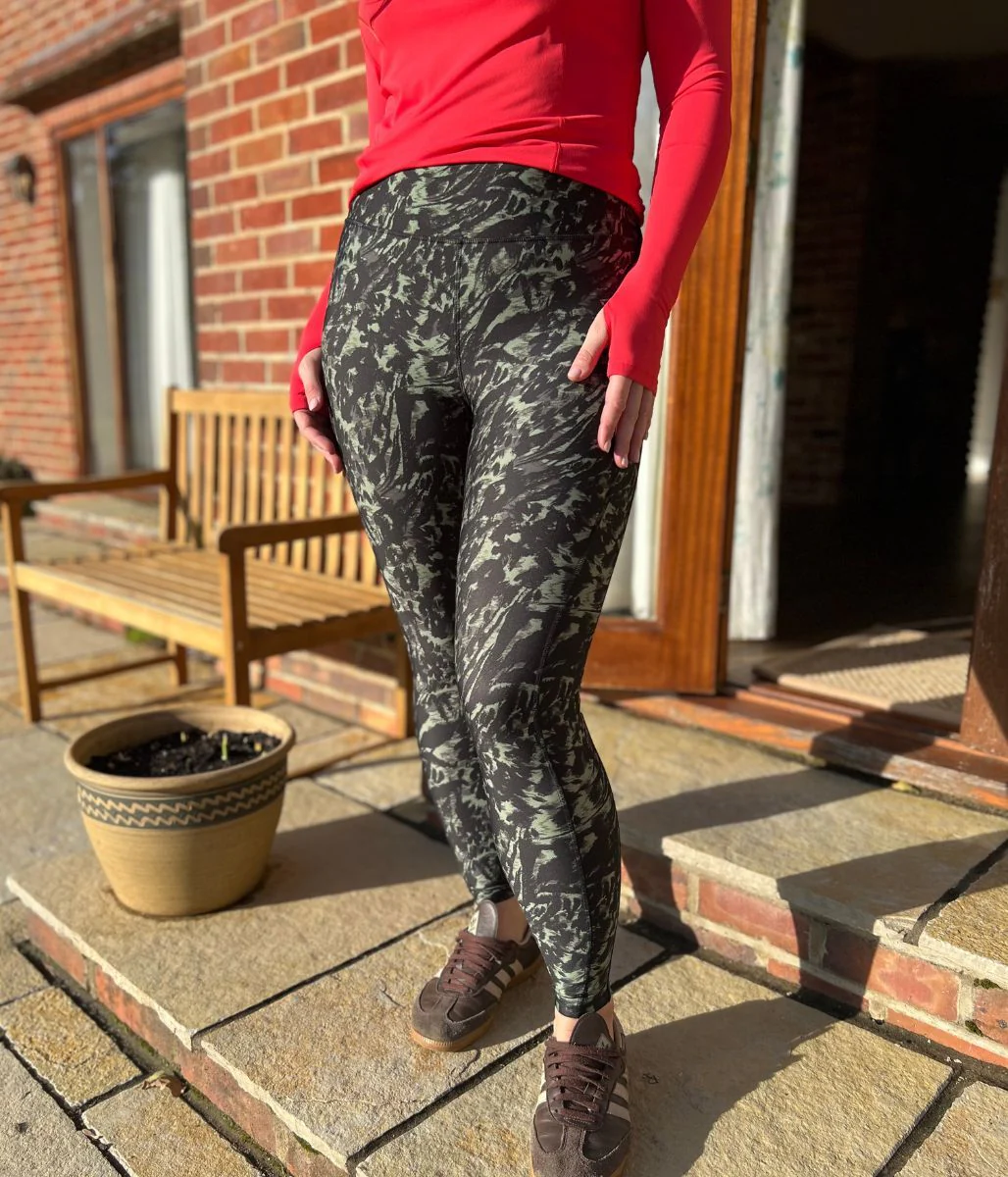 Black/Green Camo Good Move High Waisted Leggings - Image 4
