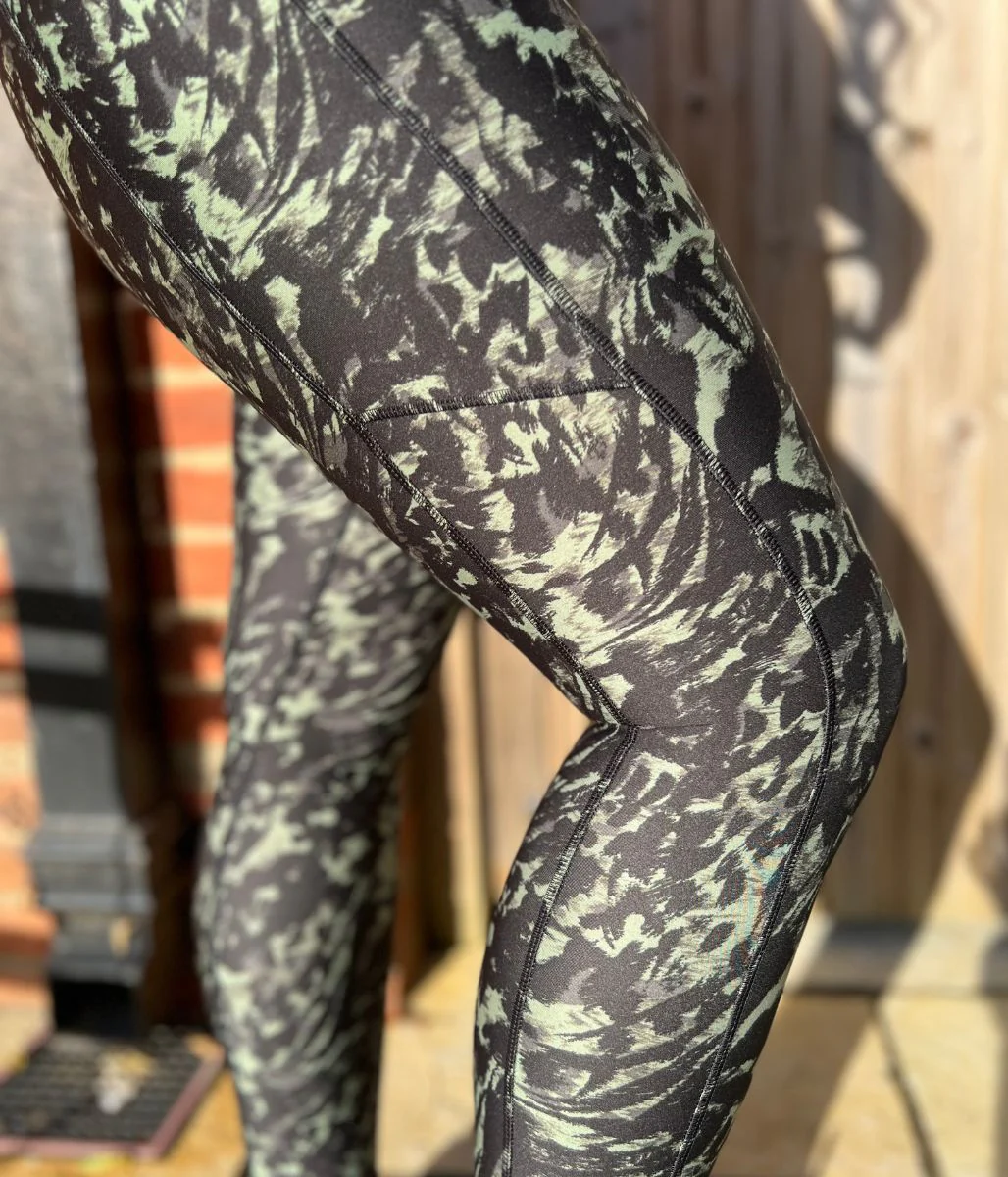 Black/Green Camo Good Move High Waisted Leggings - Image 7
