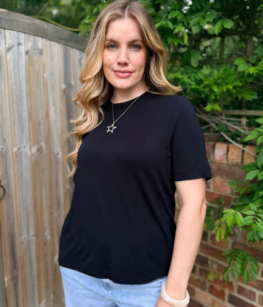 Black Jersey T Shirt - Image 10
