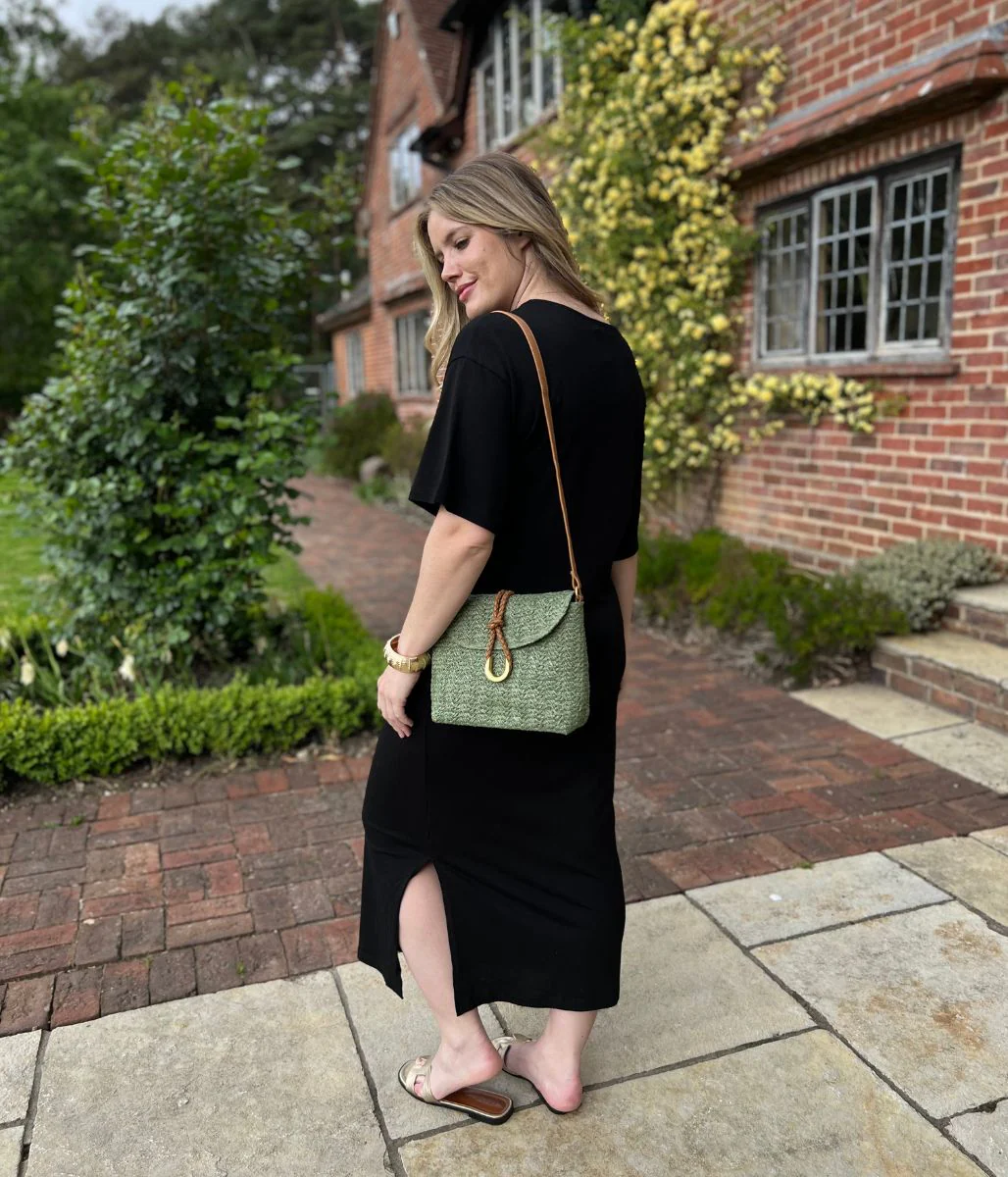 Black Jersey Twist T-Shirt Dress - Image 7