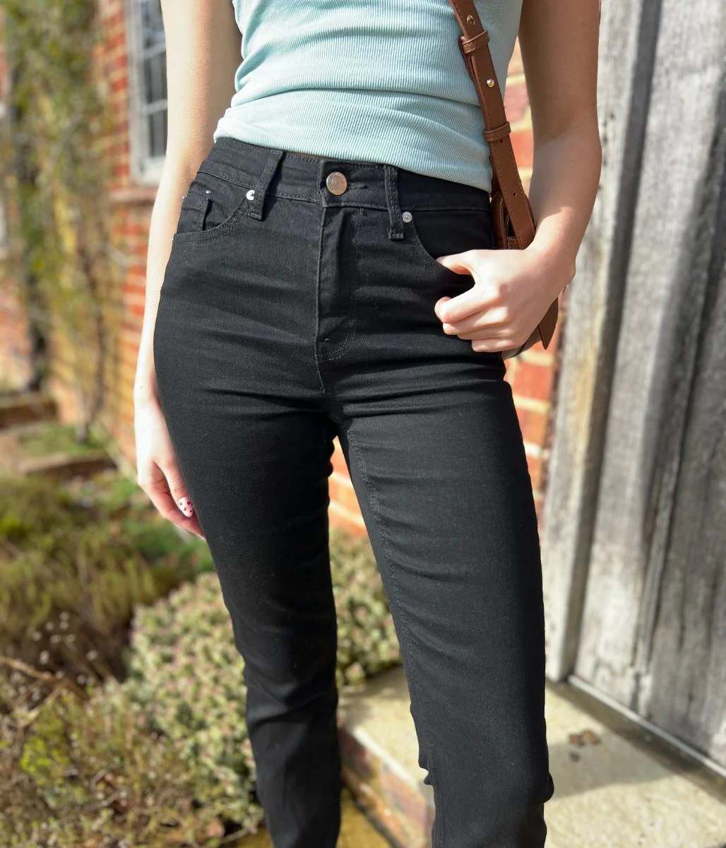 Black Lily Slim Fit Jeans - Image 3