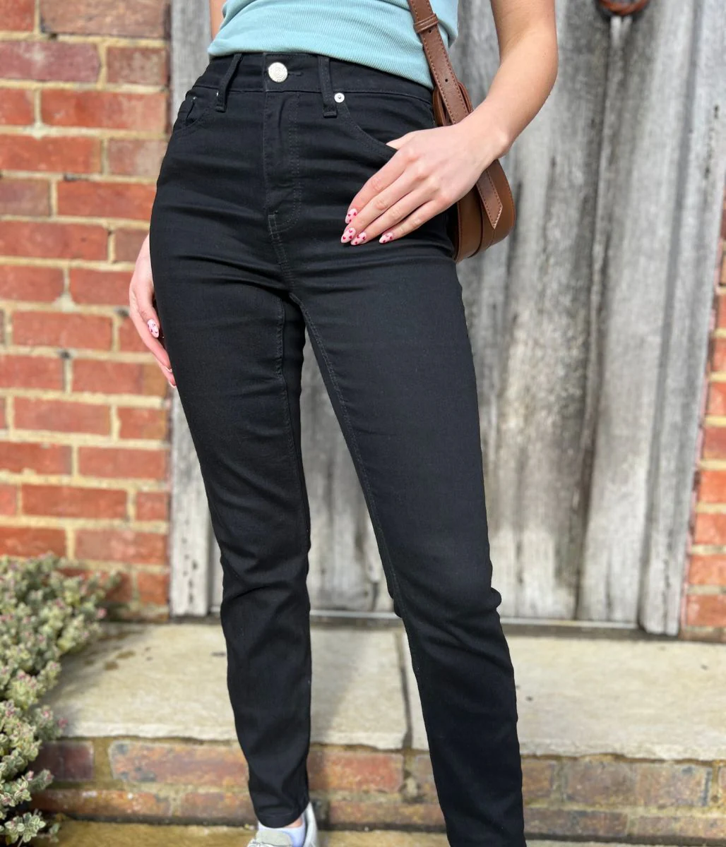Black Lily Slim Fit Jeans - Image 5