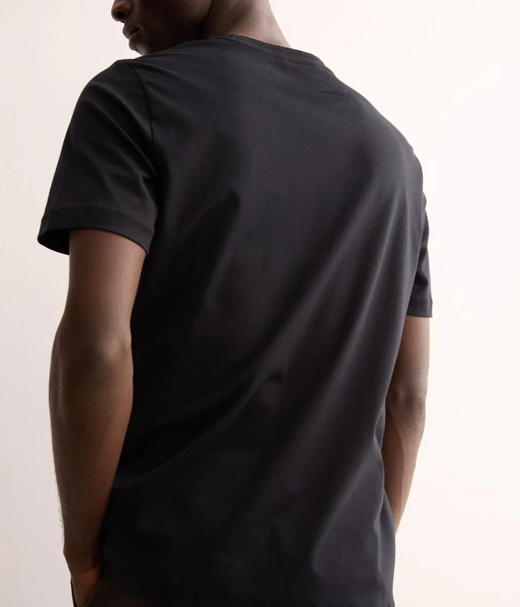 Black Premium Cotton Mens T Shirt - Image 5