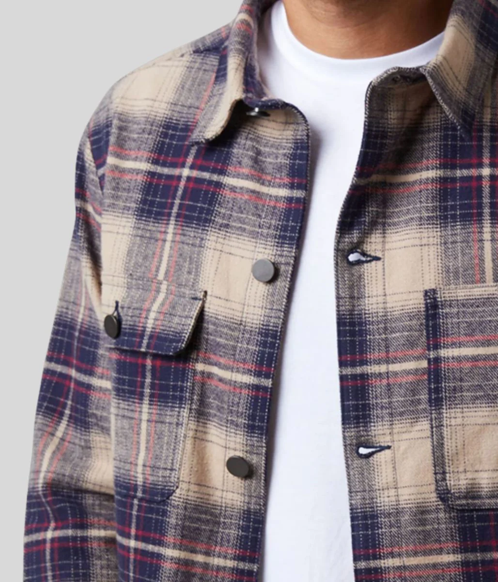 Brave Soul Mens Brushed Cotton Overshirt - Image 4