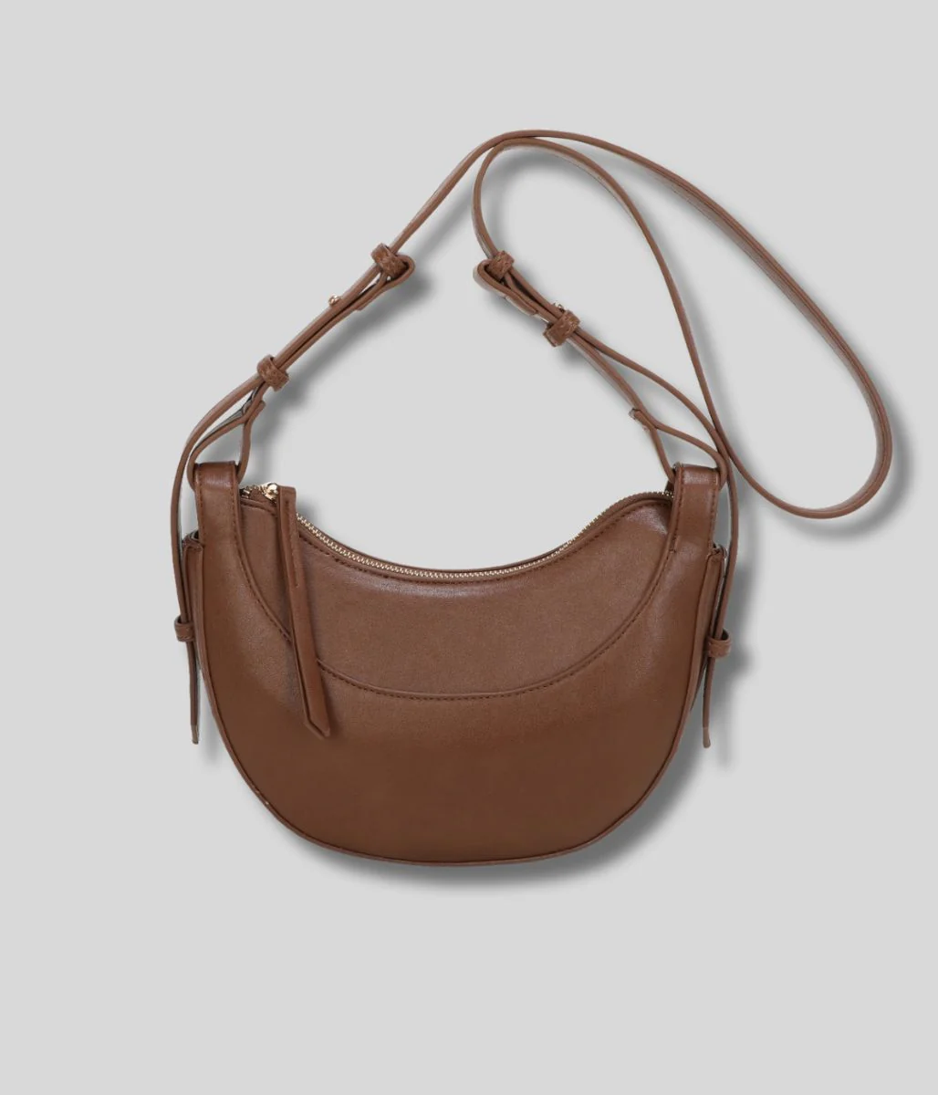 Brown Cassie Crescent Bag - Image 2