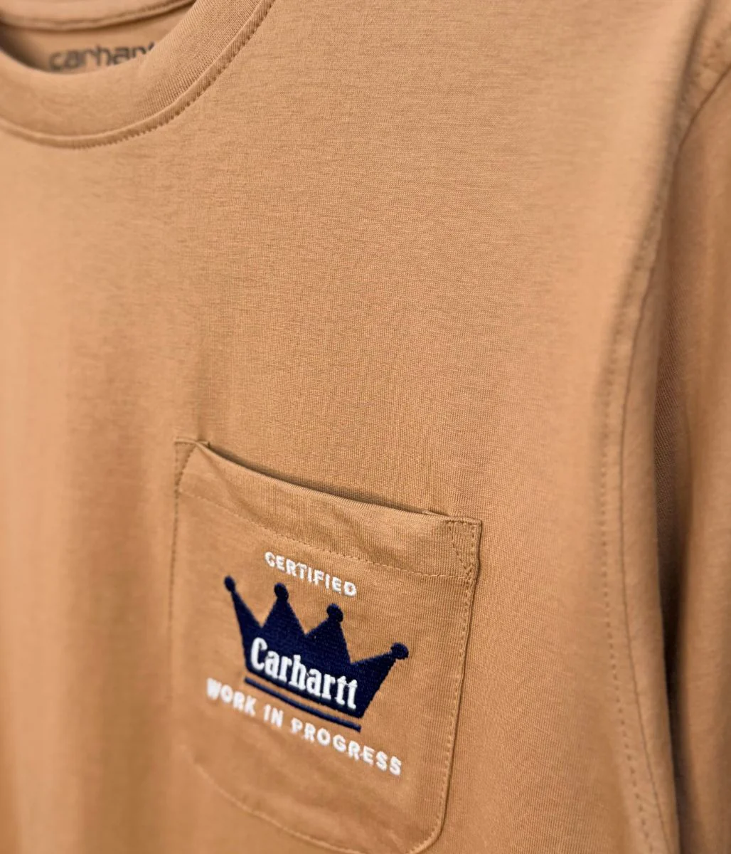 Carhartt Brown Crown Pocket T Shirt - Image 2