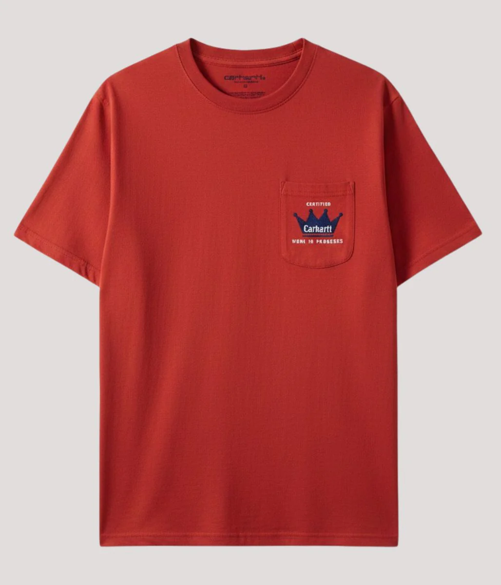 Carhartt Red Crown Pocket T Shirt