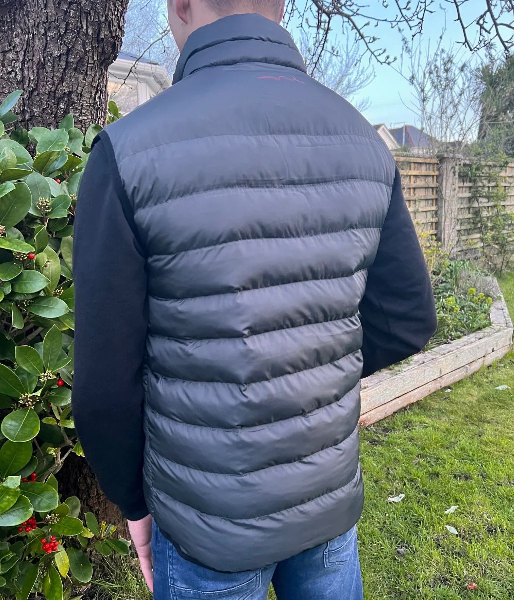 Charcoal Men's Water Repellent Gilet - Image 2