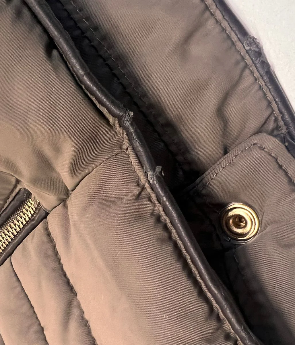 Chocolate Gosway Quilted Jacket - Seconds - Image 10