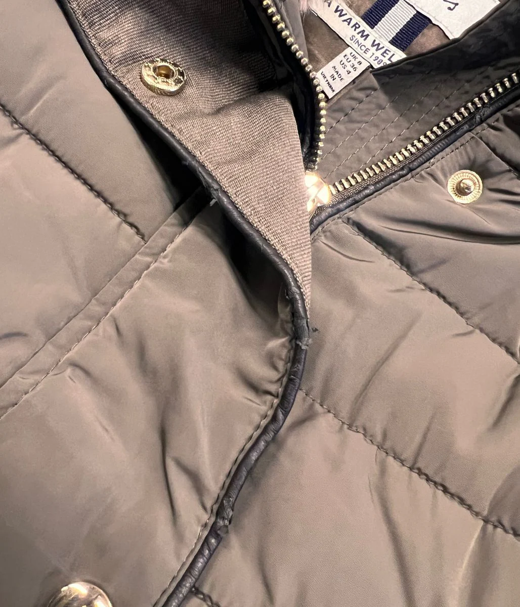Chocolate Gosway Quilted Jacket - Seconds - Image 8