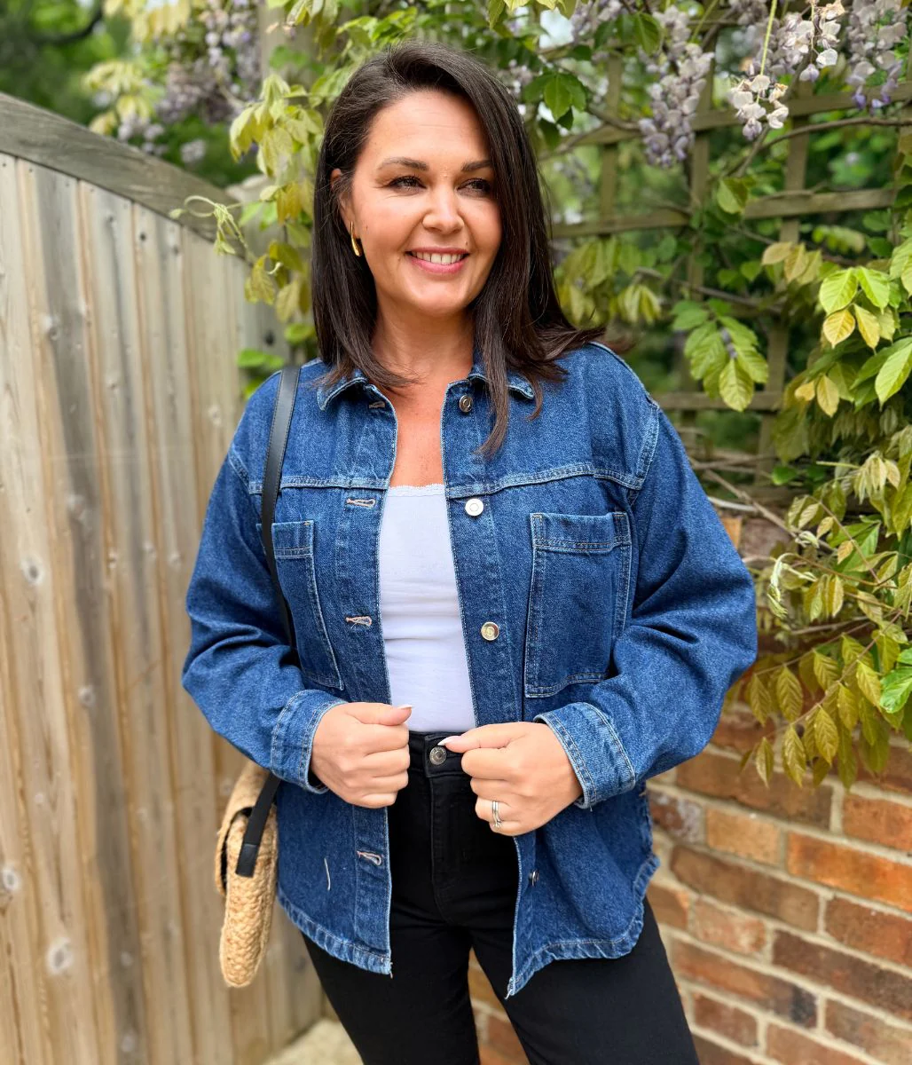 Dark Indigo Denim Shacket