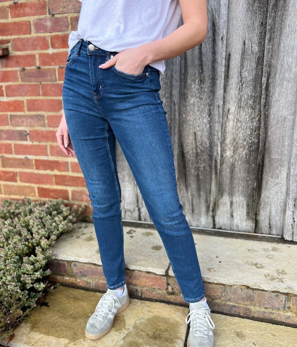 Denim Blue Lily Slim Fit Jeans - Image 8