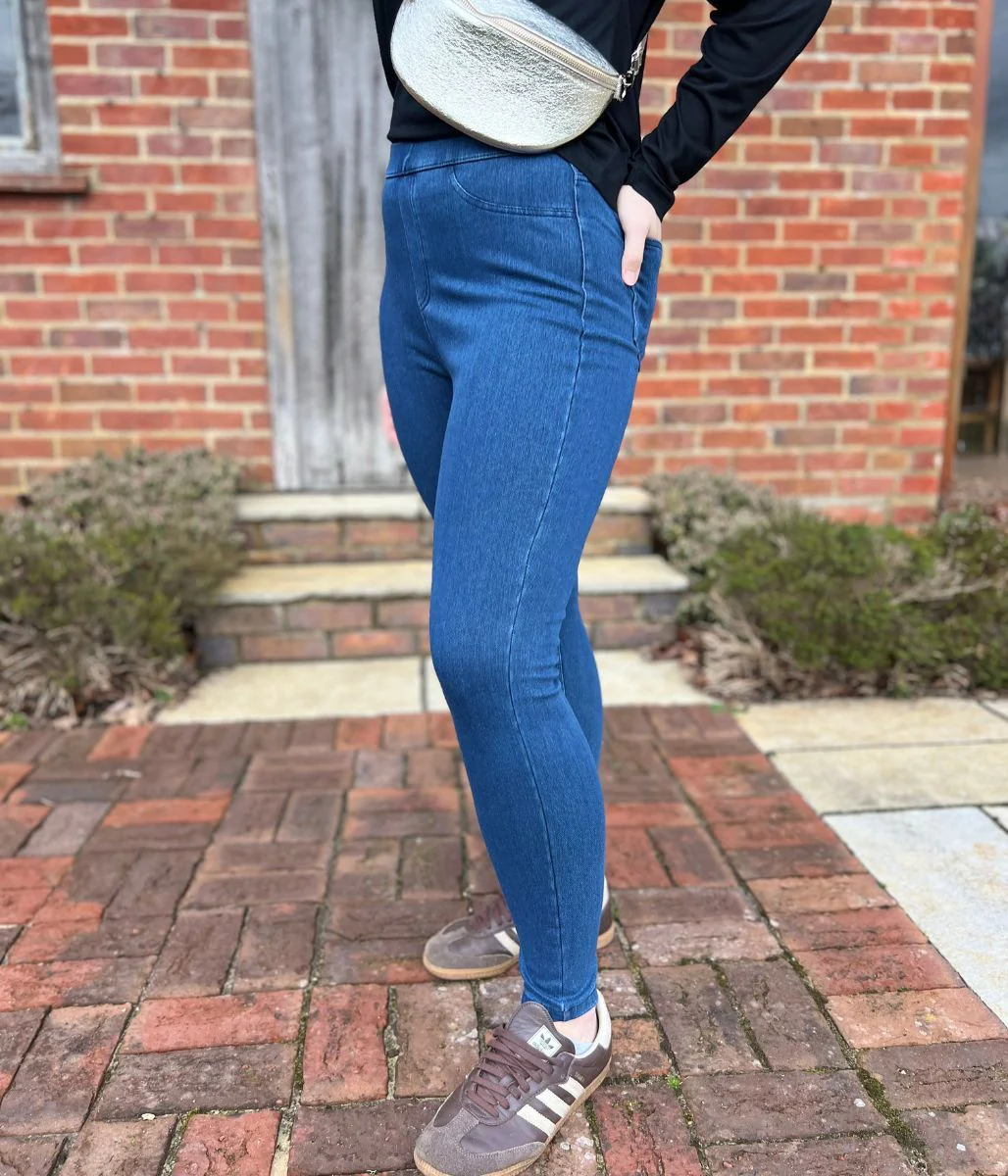 Denim Soft Touch Jeggings - Image 2