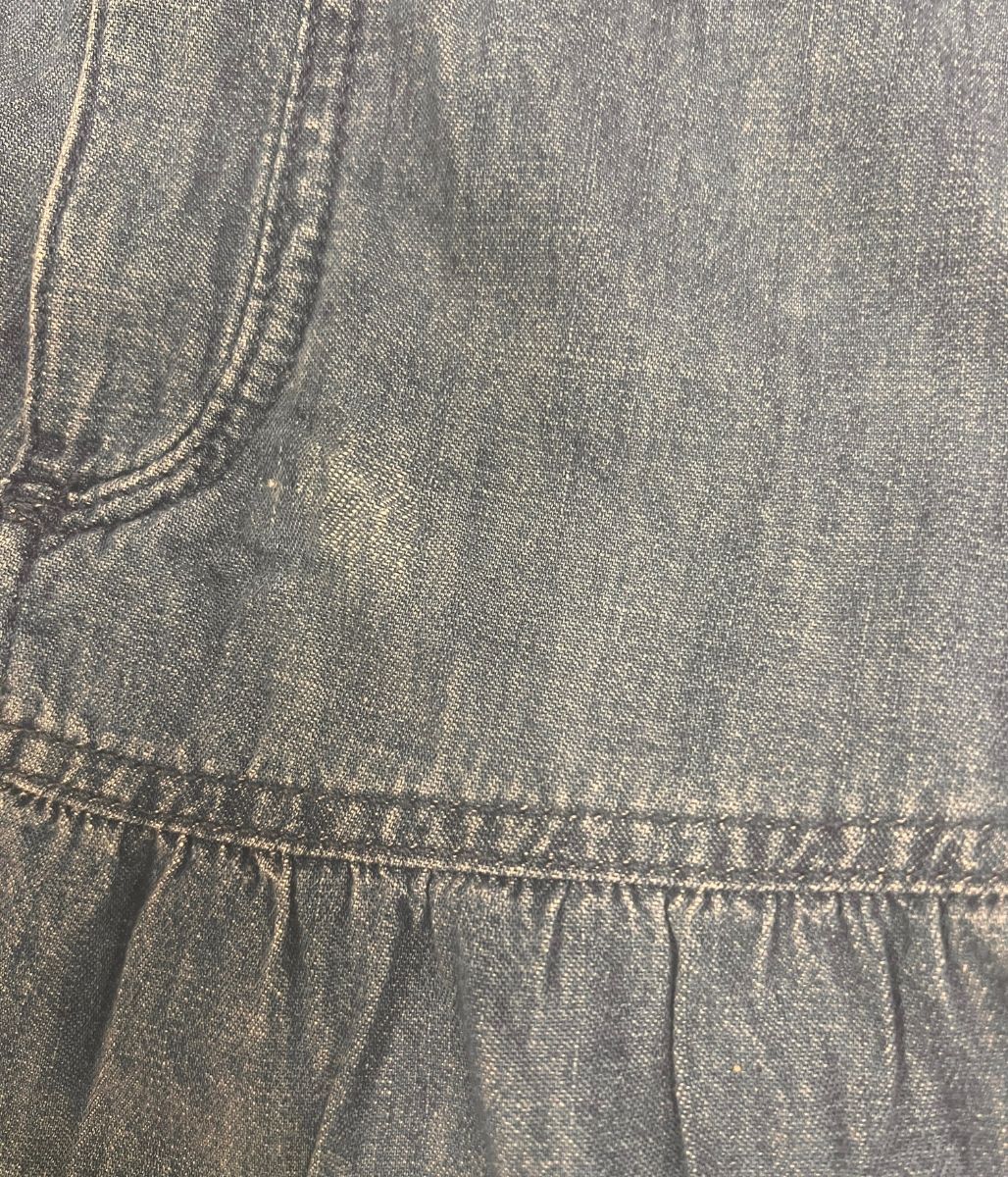 Denim Tiered Midi Skirt - Seconds - Image 11
