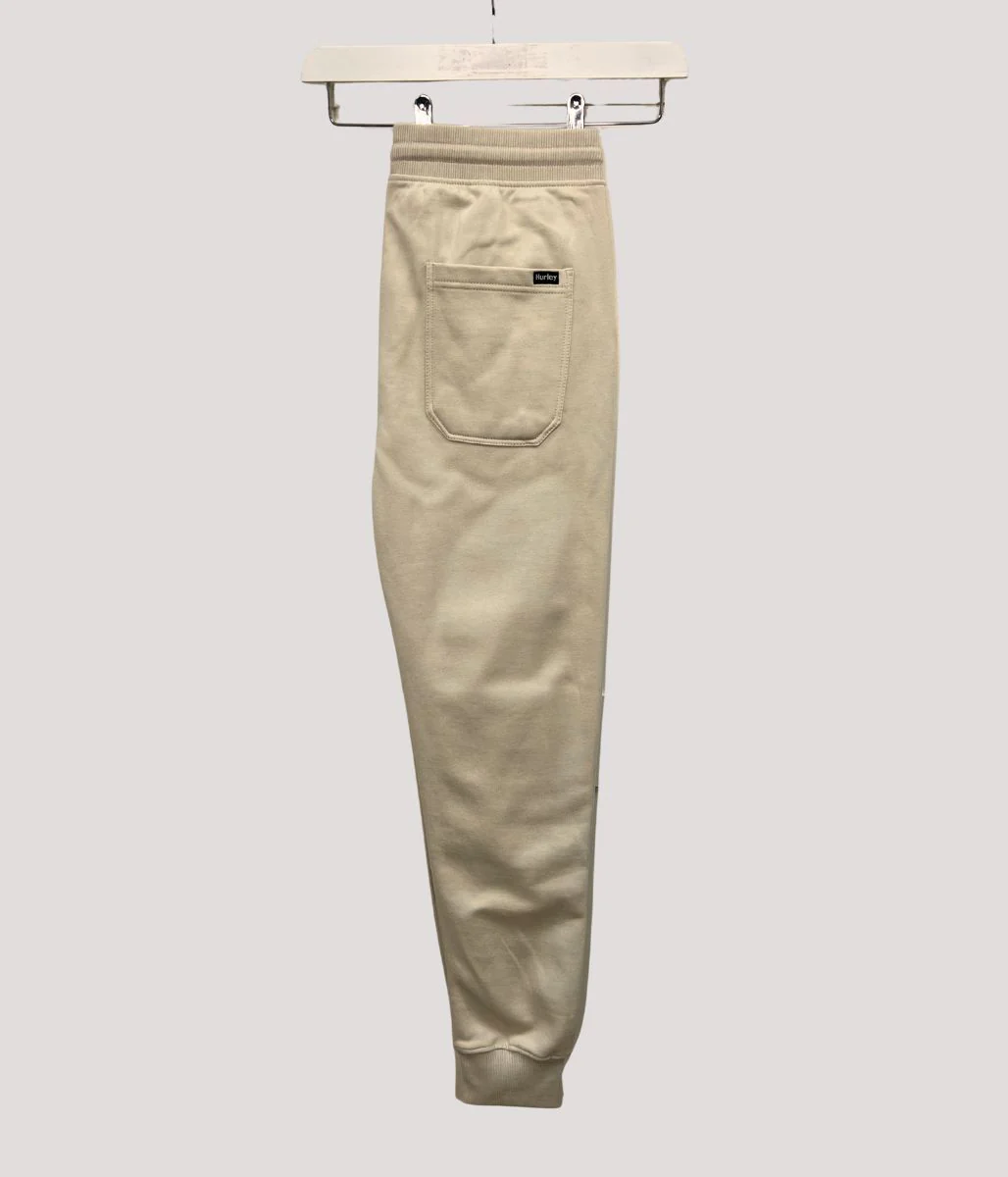 Ecru Hurley Cotton Blend Joggers - Image 5