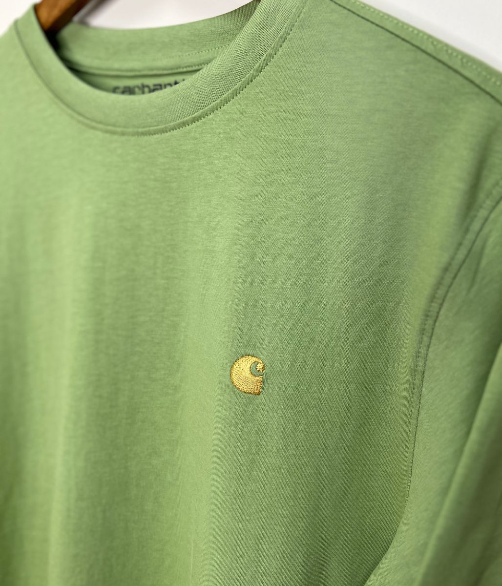 Green Carhartt Chase T Shirt - Image 2