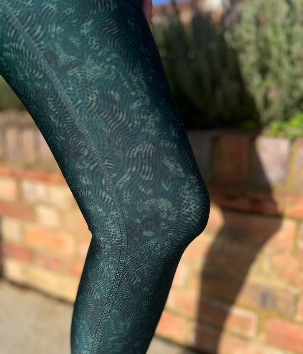 Green Contrast Good Move High Waisted Leggings - Image 6