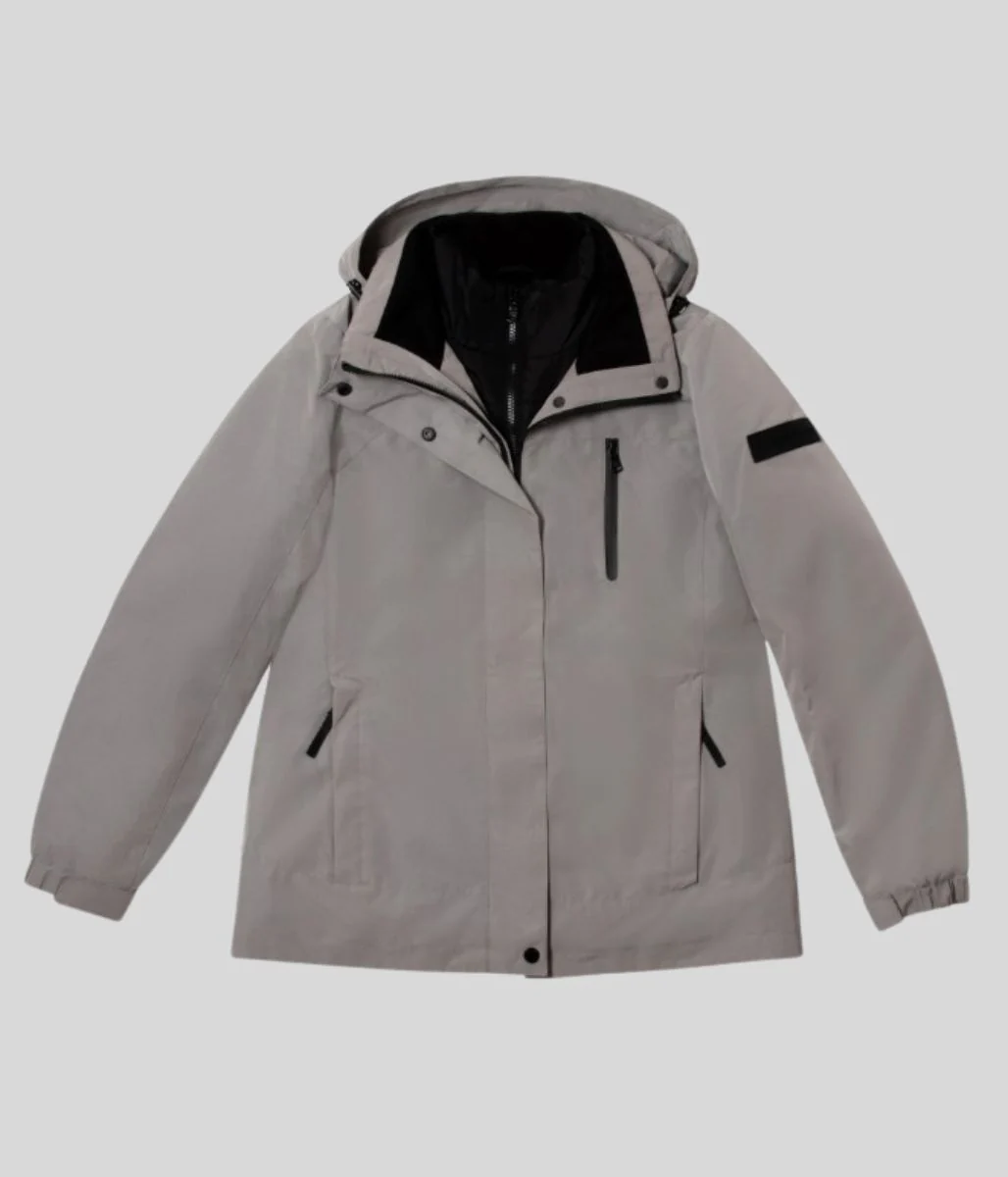 CK Grey 3 in 1 Water Resistant Coat - Image 19