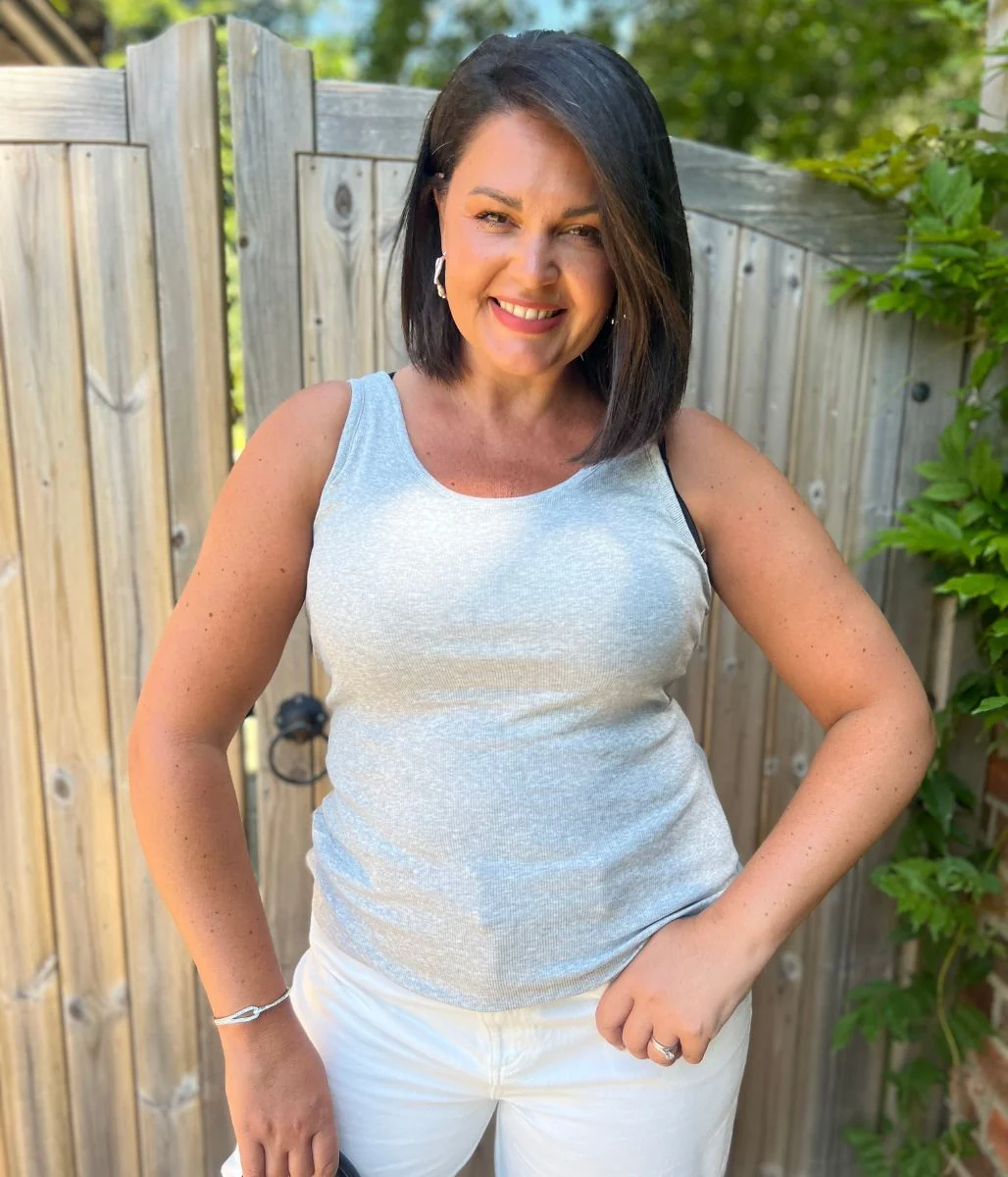 Grey Cotton Rich Secret Support Vest Top