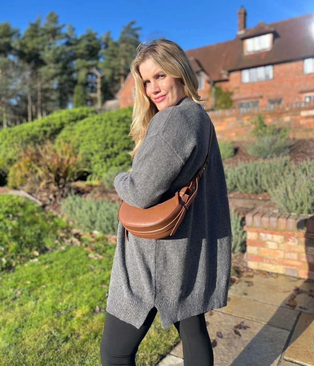 Grey Longline Button Cardigan - Image 6