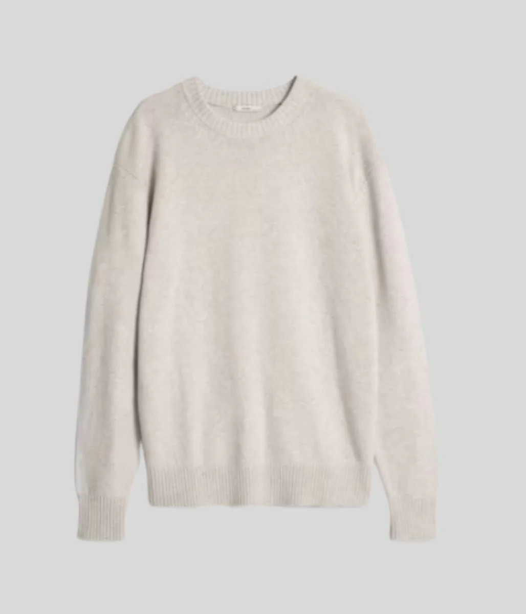 Grey Wool Blend Mens Jumper - Image 5