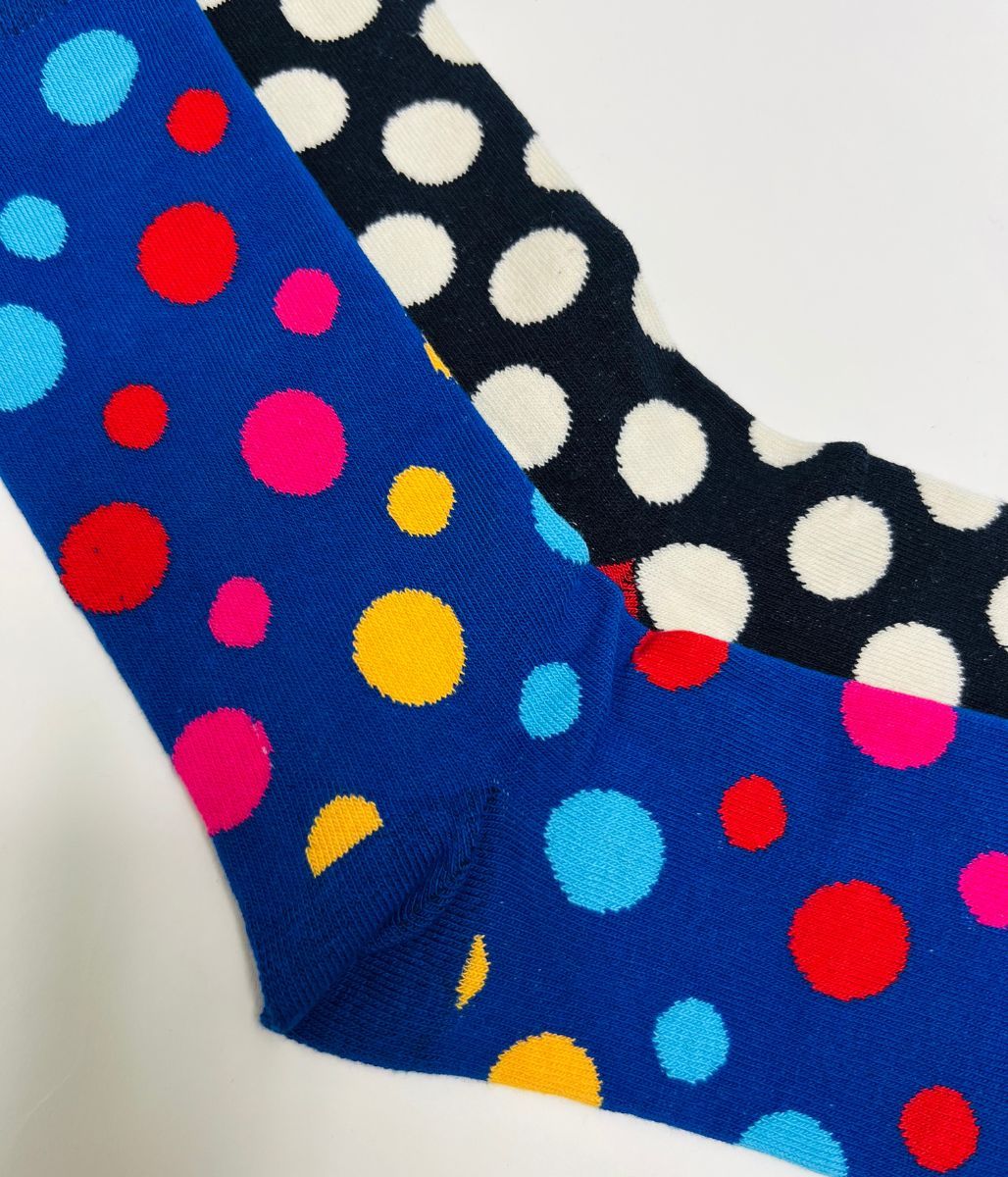 Happy Socks 2 Packs Blue & Navy Spots - Image 5