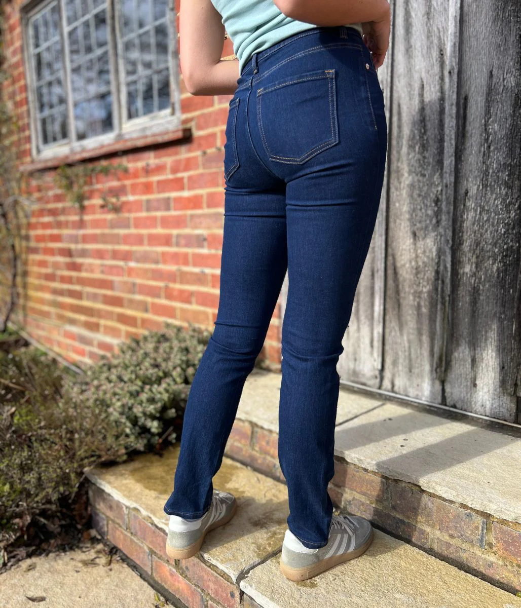 Indigo Lily Slim Fit Jeans - Image 7