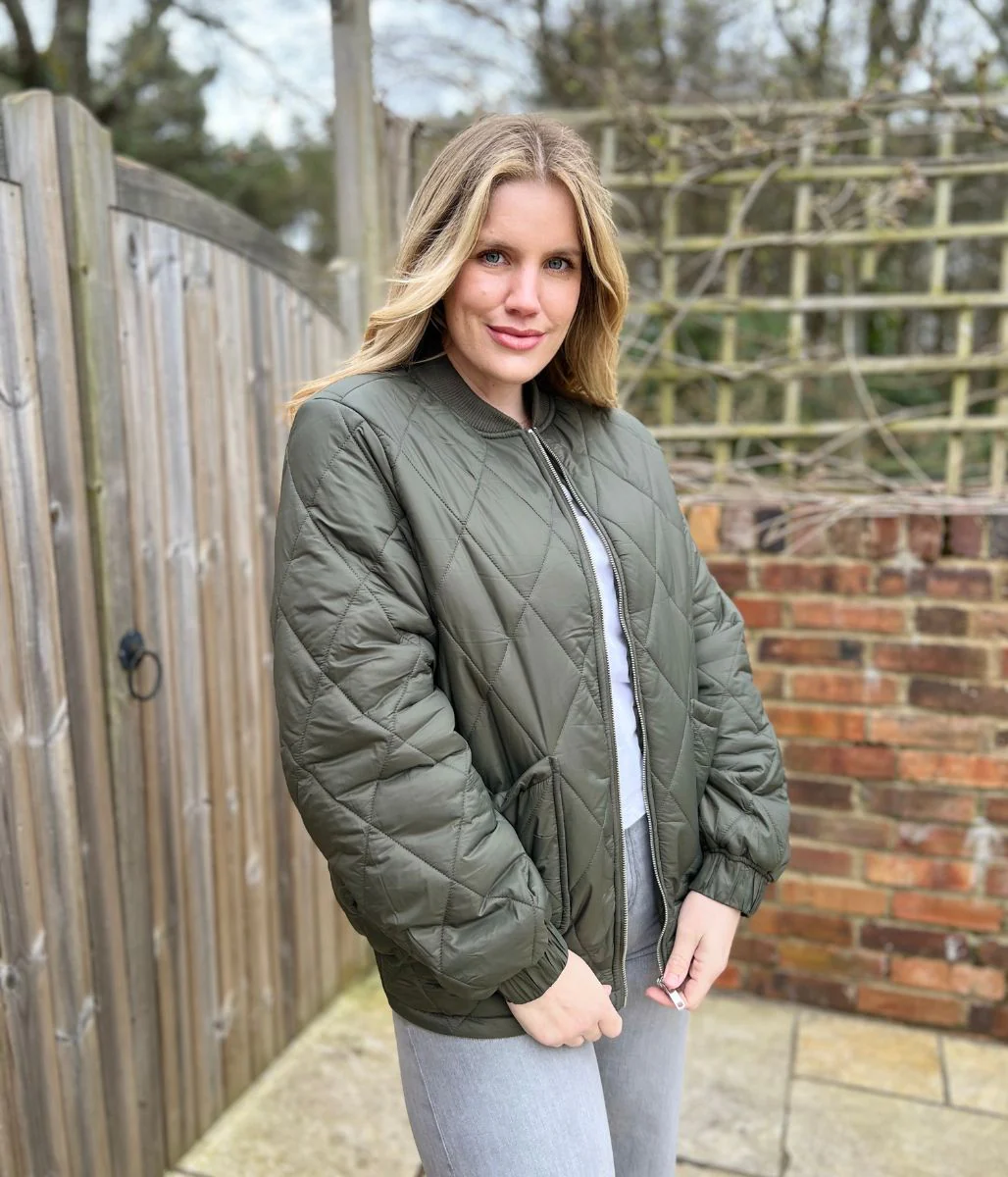 Khaki Perry Padded Jacket - Image 6