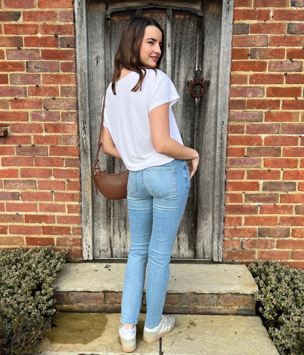 Light Blue Lily Slim Fit Jeans - Image 4