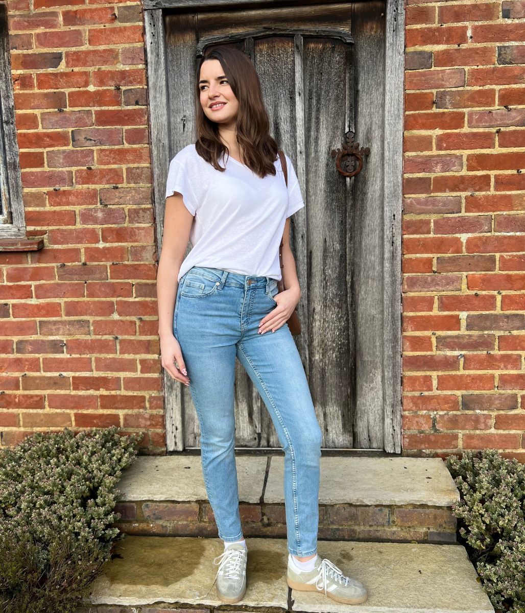 Light Blue Lily Slim Fit Jeans - Image 7