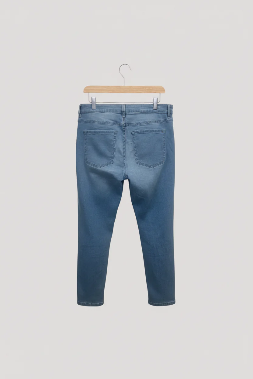Light Blue Sienna Straight Leg Jeans - Image 3