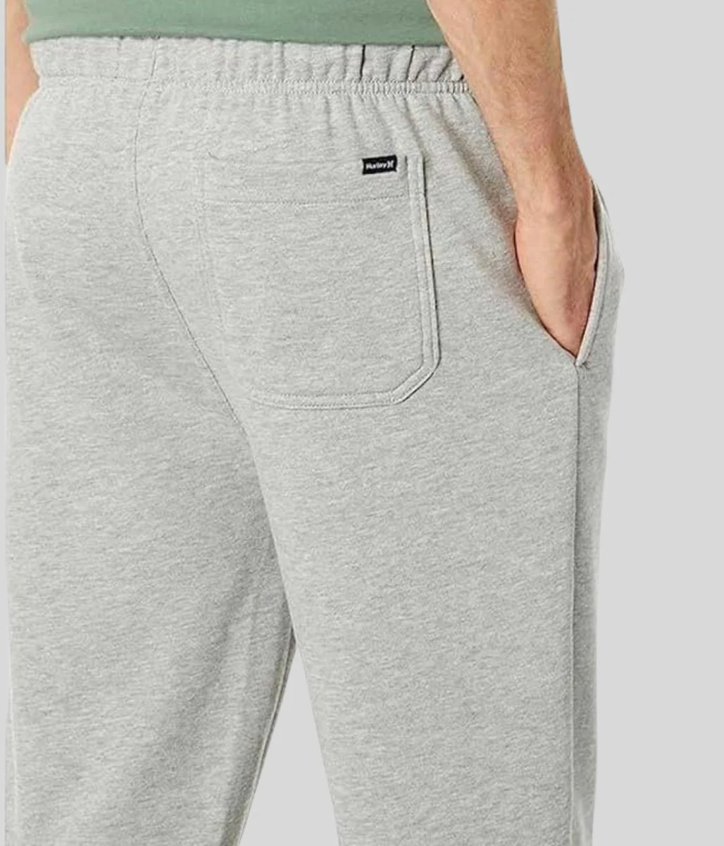 Light Grey Hurley Cotton Blend Joggers - Image 2