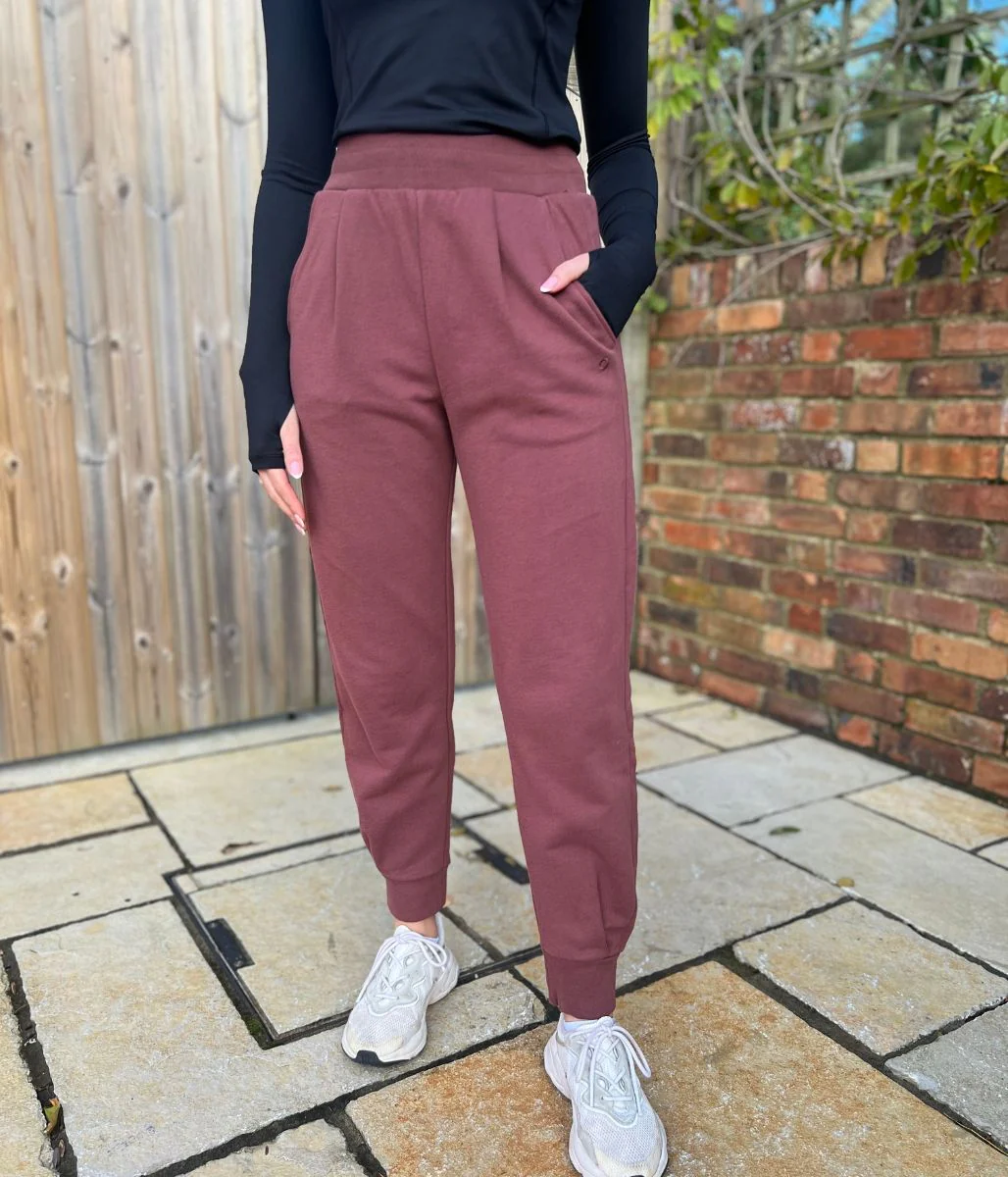 Burgundy Good Move Front Pleat Joggers - Image 10