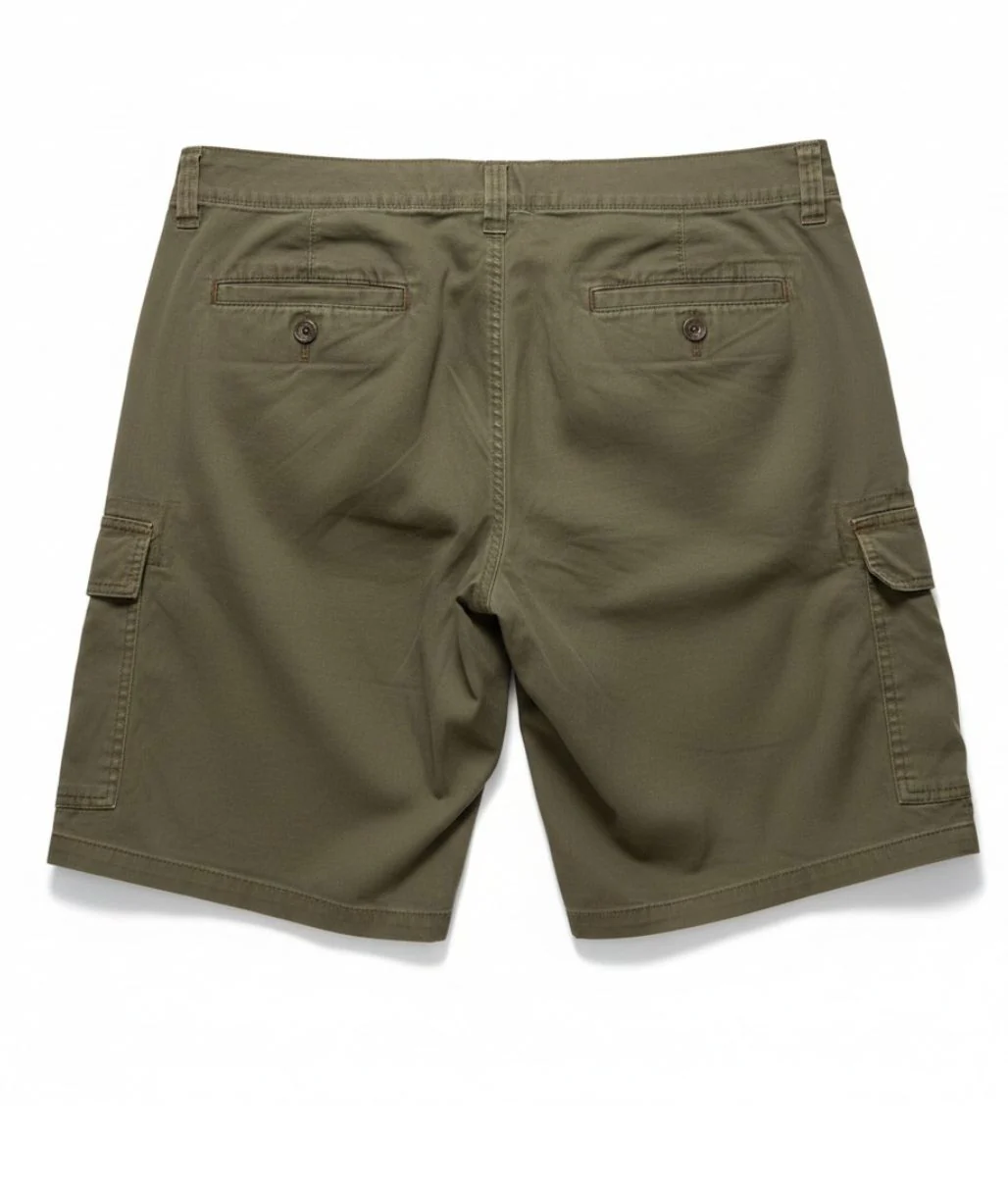 Mens Wrangler Brown Authentics Cargo Shorts - Image 6
