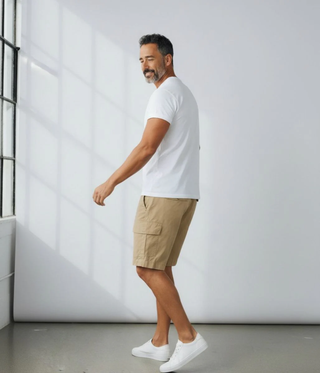 Men's Nautica Sand Cargo Shorts - Image 2