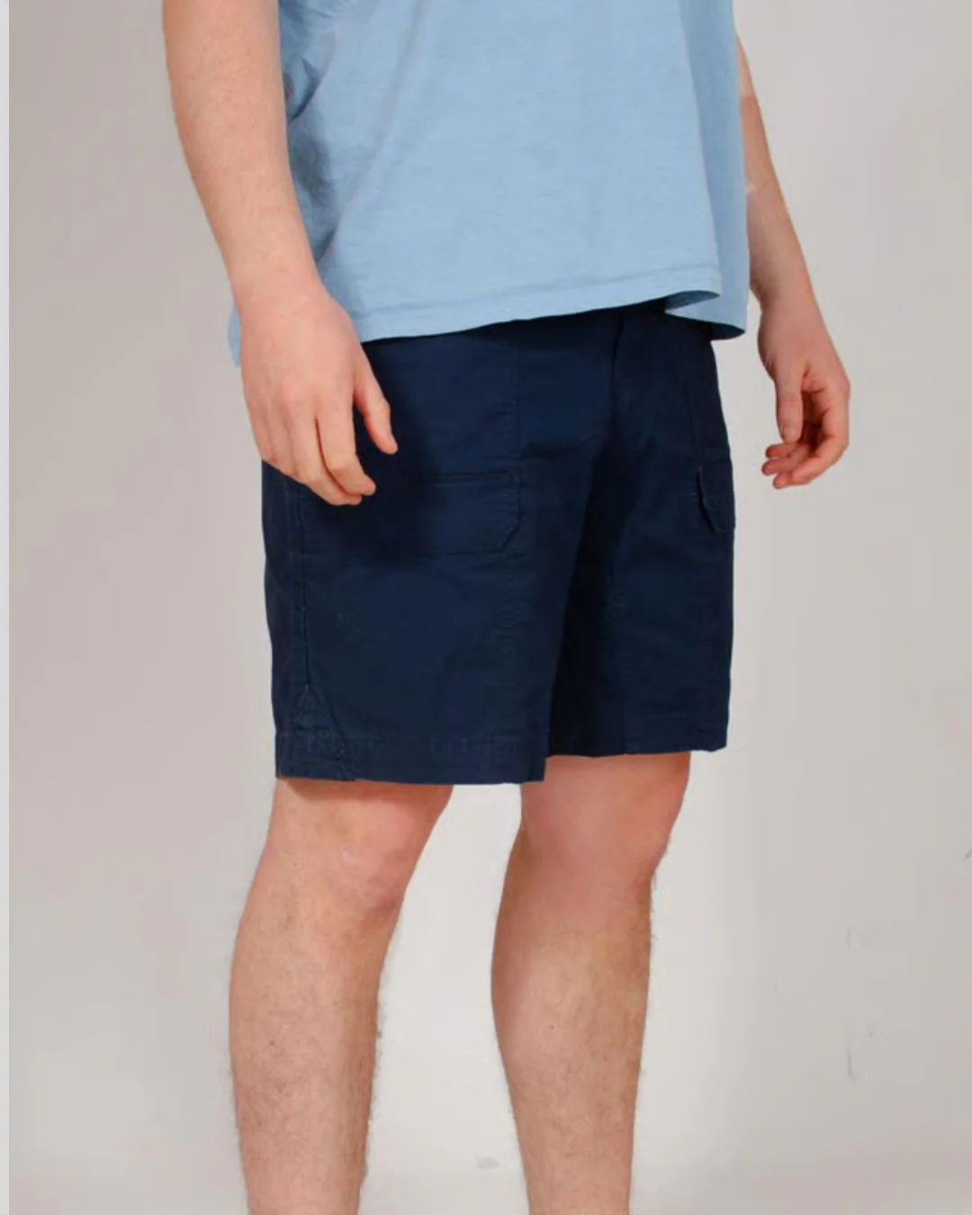 Mens Navy Nautica Cargo Shorts - Image 2