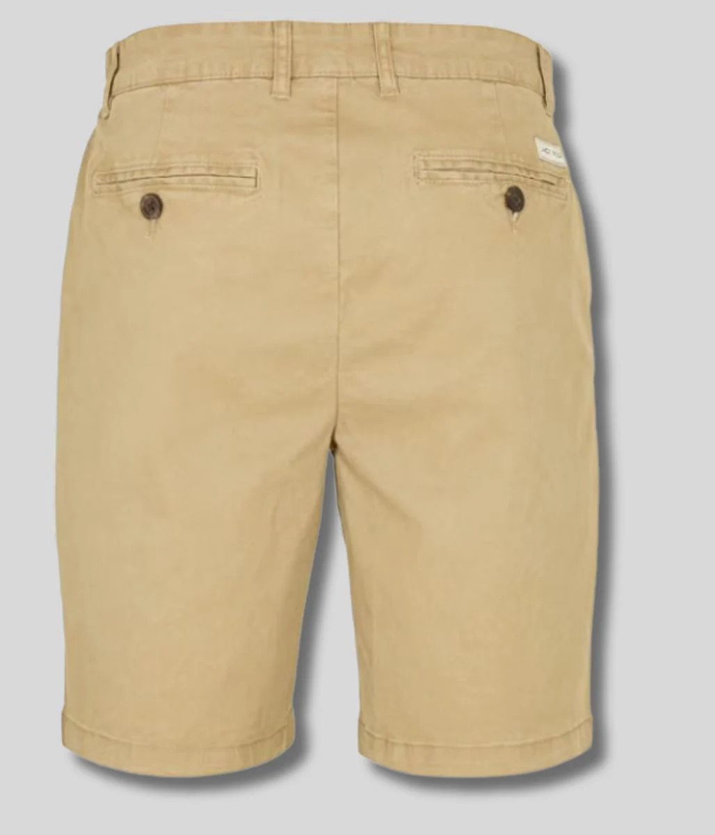 Mens Stone Slim Fit Stretch Chino Shorts - Image 3